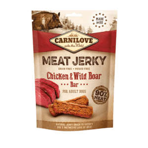 Carnilove Meat Jerky - Chicken & Wild Boar fillet